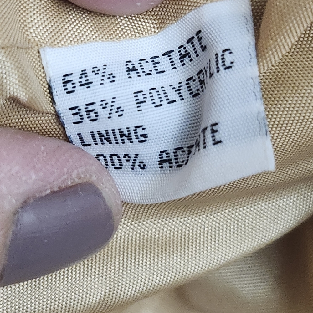 George Simonton Tan Quilted Blazer - Picture 4 of 5